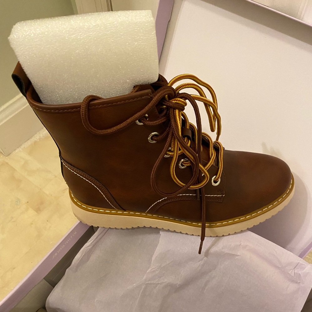Womens Leather Boots Sz 9